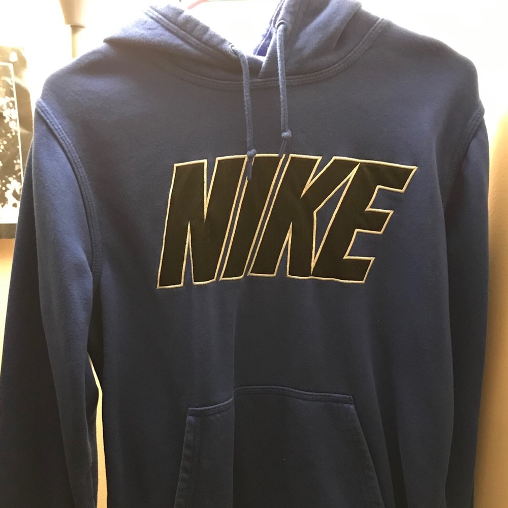 Blue Nike hoodie like new